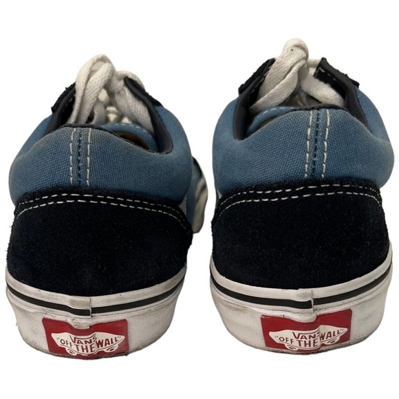 Vans Unisex Kids Old Skool Suede Canvas Casual Skater Trainers Sneakers 2.5 - Picture 4 of 11